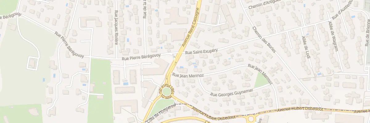Plan du 1 Rue Saint-Exupéry à Cenon