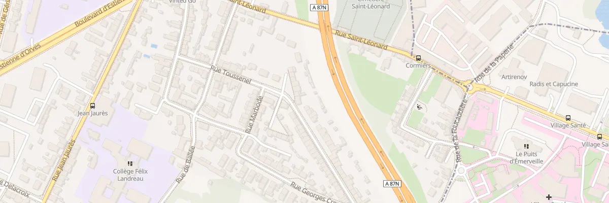 Plan du 41 Rue Toussenel à Angers