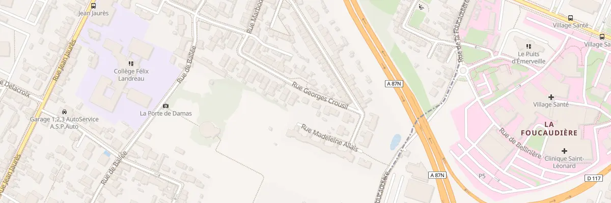 Plan du 52 Rue Georges Crouzil à Angers