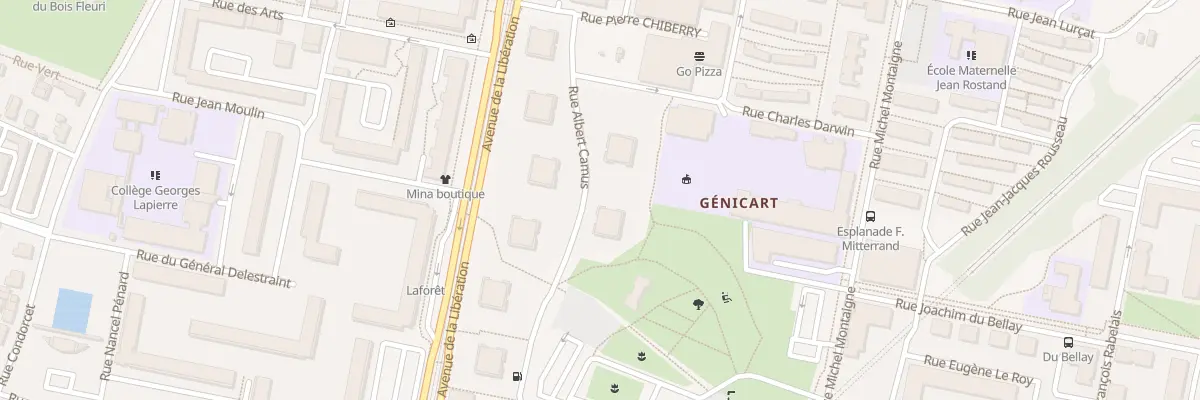 Plan du 4 Rue Albert Camus à Lormont