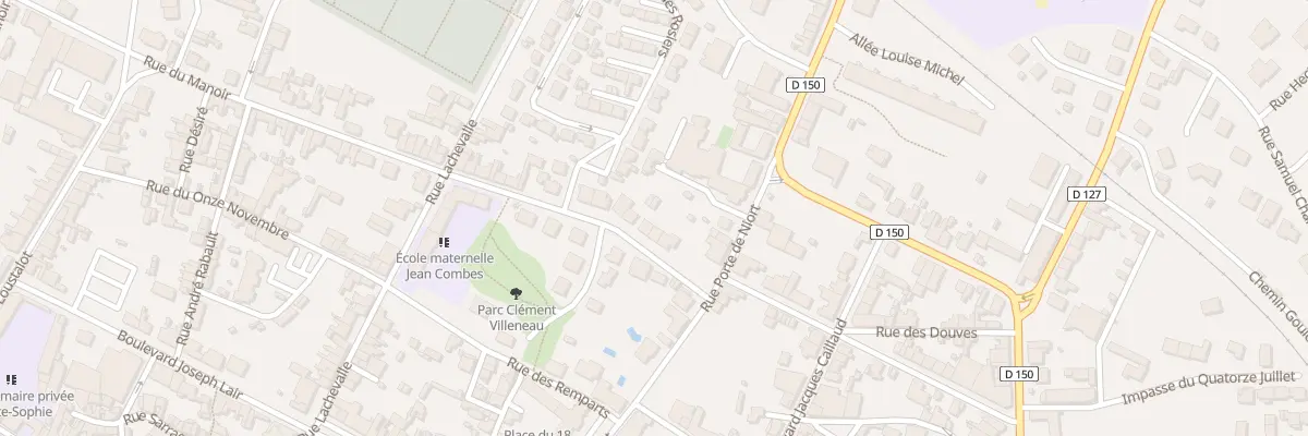 Plan du 8 Rue du Manoir à Saint-Jean-d’Angély