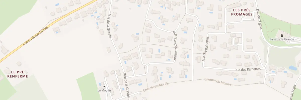 Plan du 6 Rue des Aubépines à Bessines