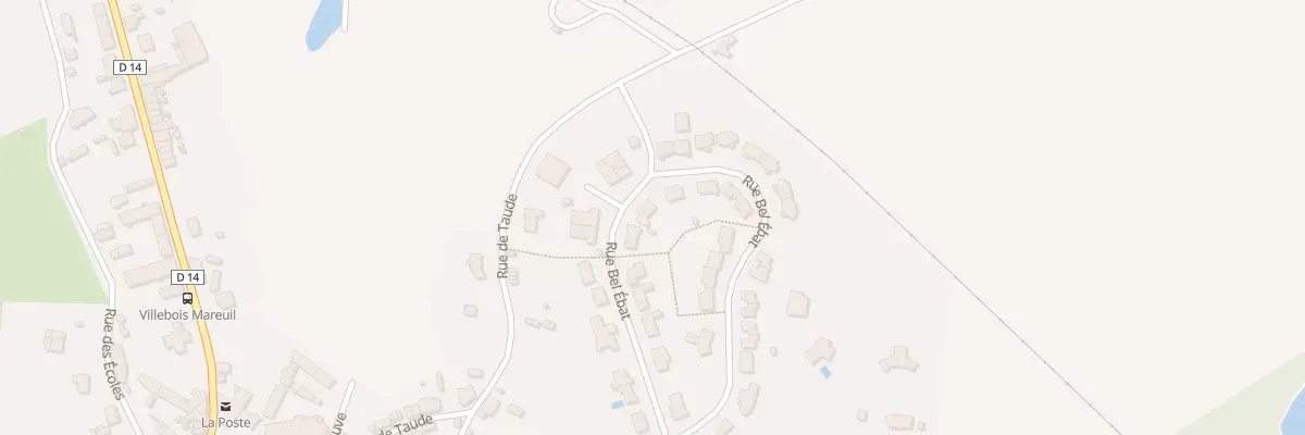 Plan du 14 Rue Bel Ébat à Grez-en-Bouère