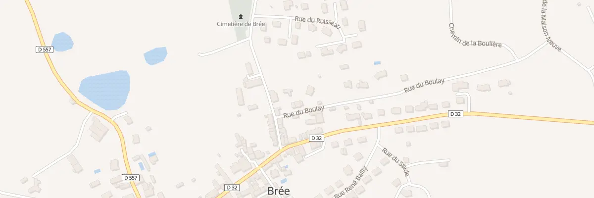 Plan du 1 Rue du Boulay à Brée