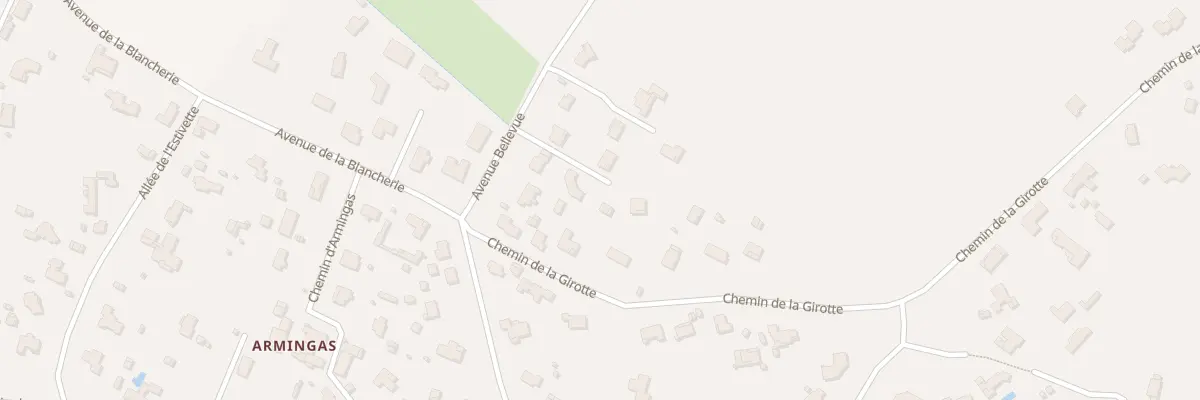 Plan du 5 Av Bellevue à La Brède