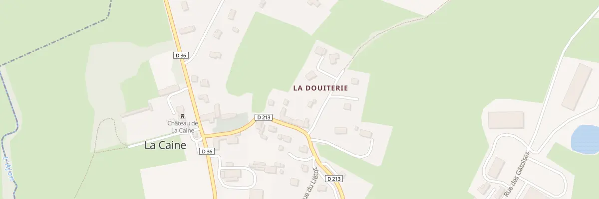 Plan du 5 Rue de l’Église à La Caine