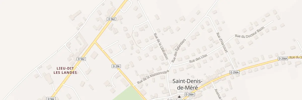 Plan du 3 Imp des Acacias à Saint-Denis-de-Méré