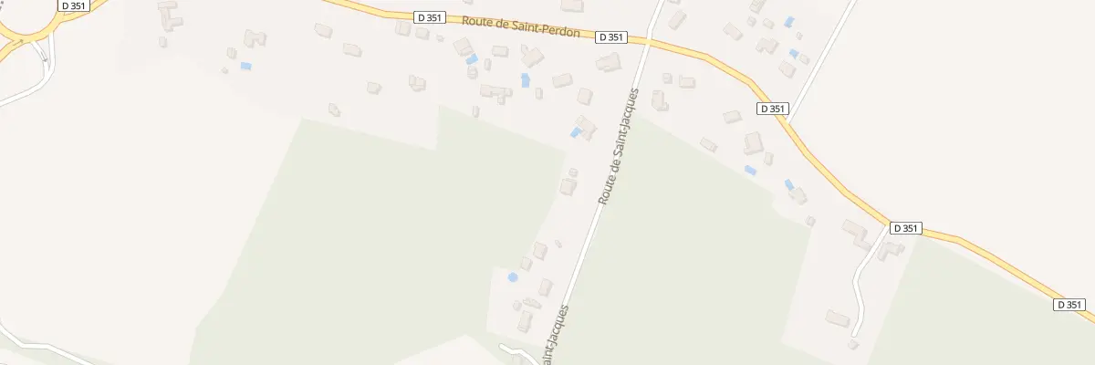 Plan du 134 Rte de Saint-Jacques à Benquet