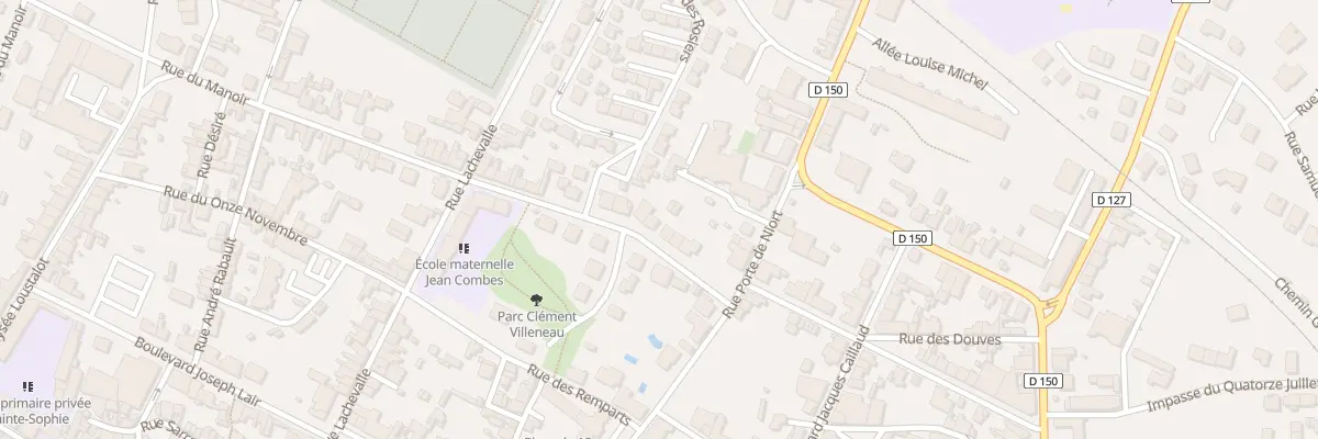 Plan du 10 Rue du Manoir à Saint-Jean-d’Angély