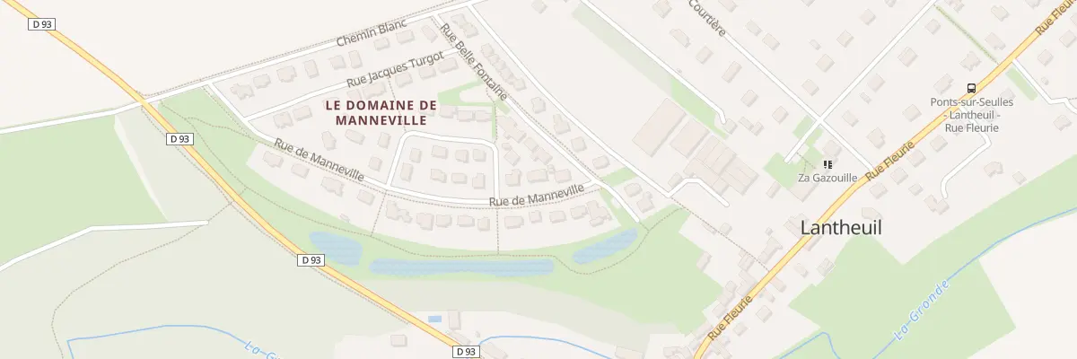 Plan du 9 Rue de Manneville à Ponts sur Seulles