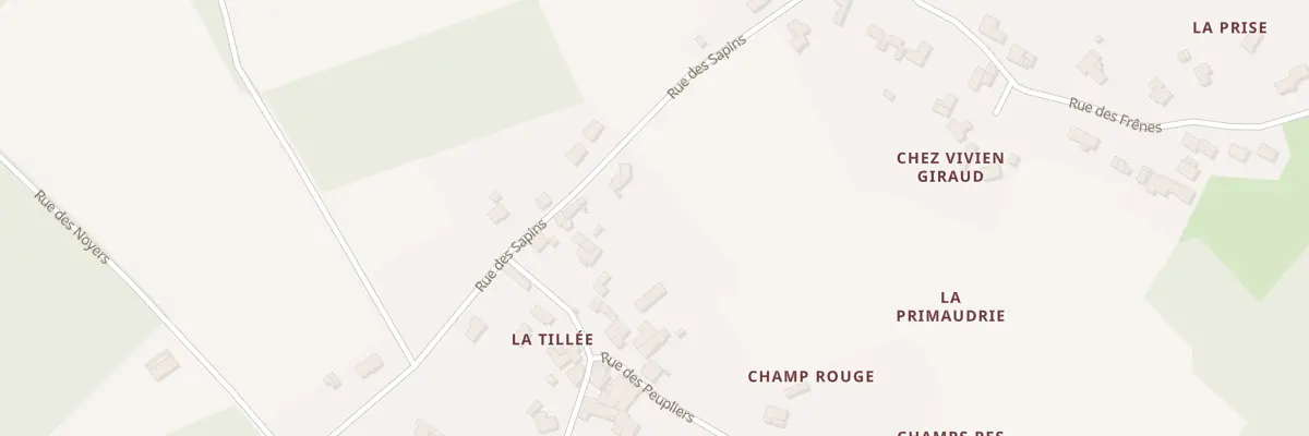 Plan du 34 Rue des Sapins à Écoyeux