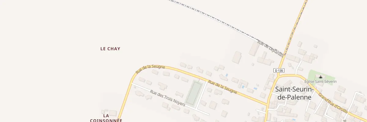 Plan du 18 Rue de la Seugne à Saint-Seurin-de-Palenne