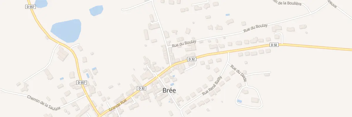 Plan du 25 Gr Grande Rue à Brée
