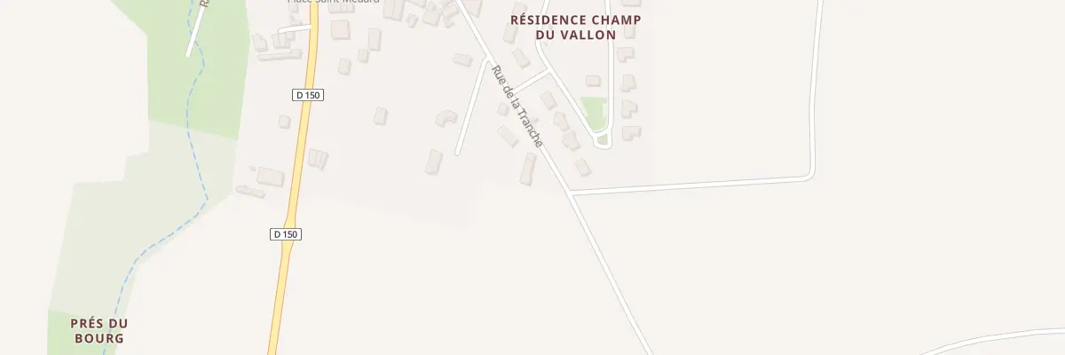 Plan du 72 Rue de la Tranche à Asnières-la-Giraud