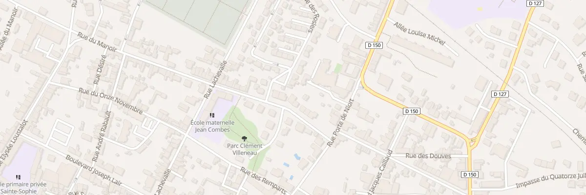 Plan du 12 Rue du Manoir à Saint-Jean-d’Angély
