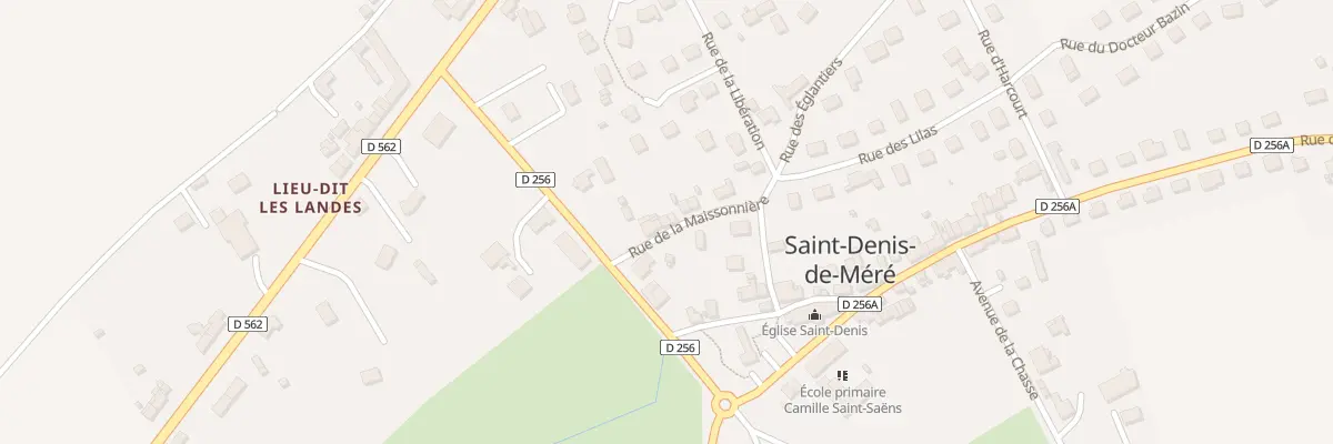 Plan du 1B Rue de la Maissonnière à Saint-Denis-de-Méré