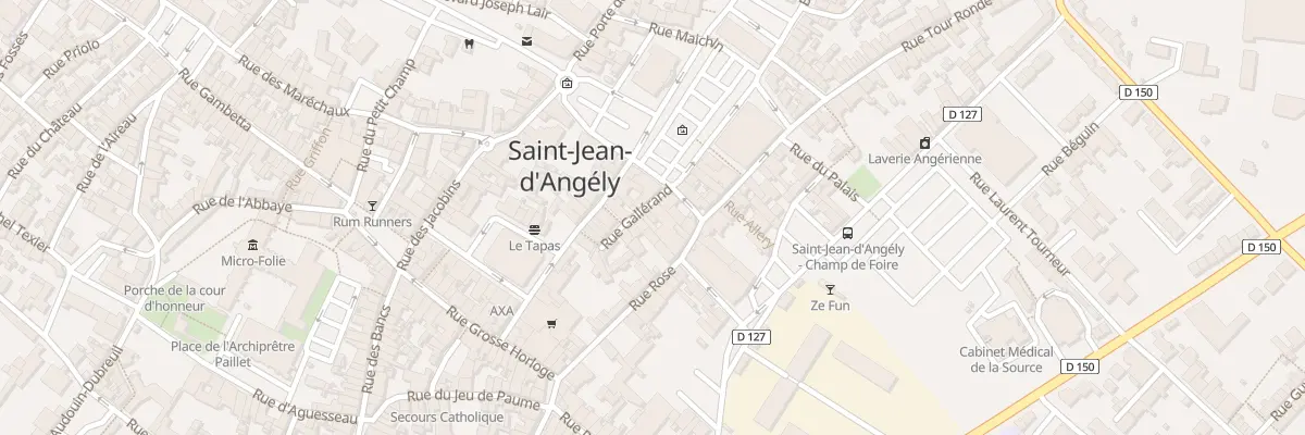Plan du 24 Rue Gallérand à Saint-Jean-d’Angély