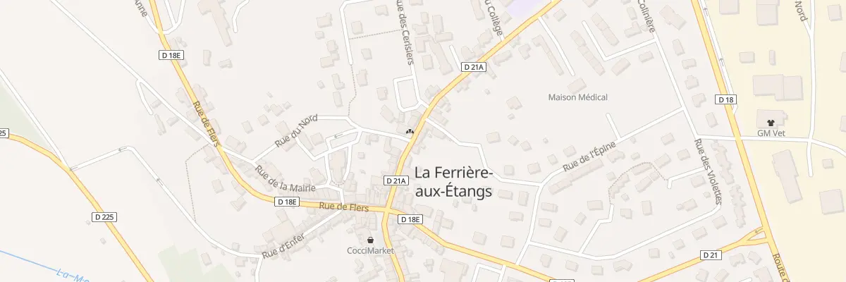 Plan du 16 Rue de Briouze à La Ferrière-aux-Étangs