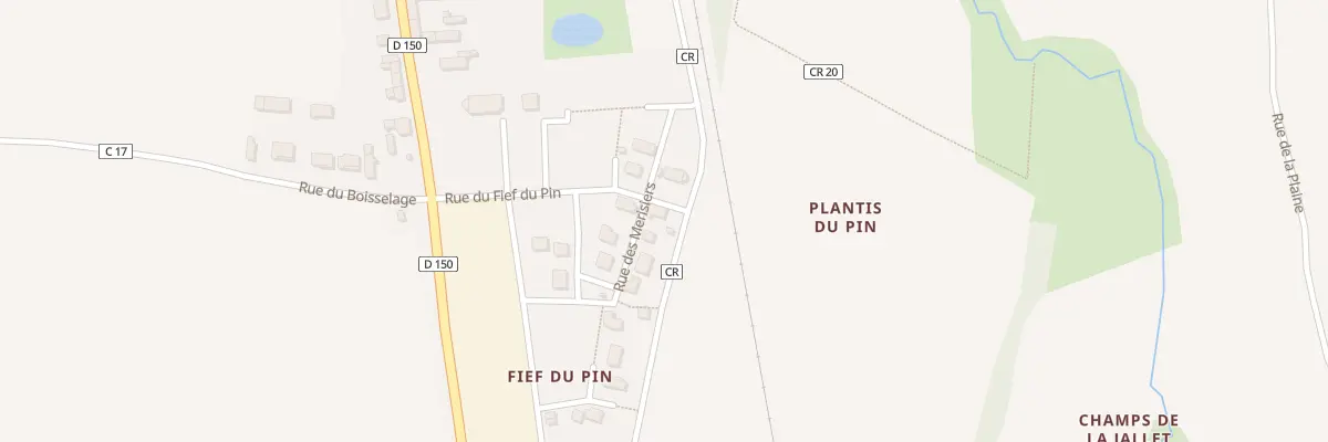 Plan du 16 Rue des Merisiers à Essouvert