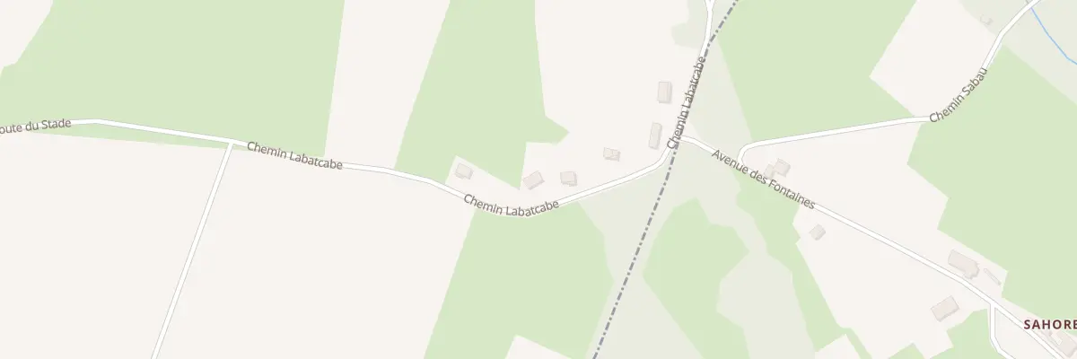 Plan du 329 Che Labatcabe à Escou