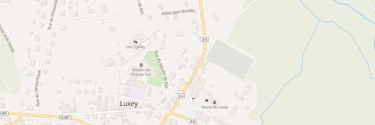 Plan du 73 Rue Jeanne Saint-Sever à Luxey