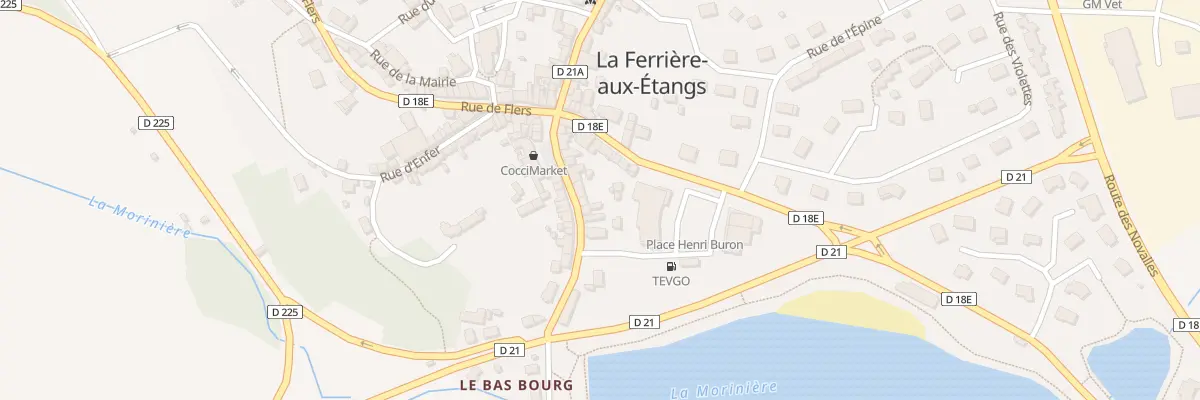 Plan du 13 Rue de Domfront à La Ferrière-aux-Étangs