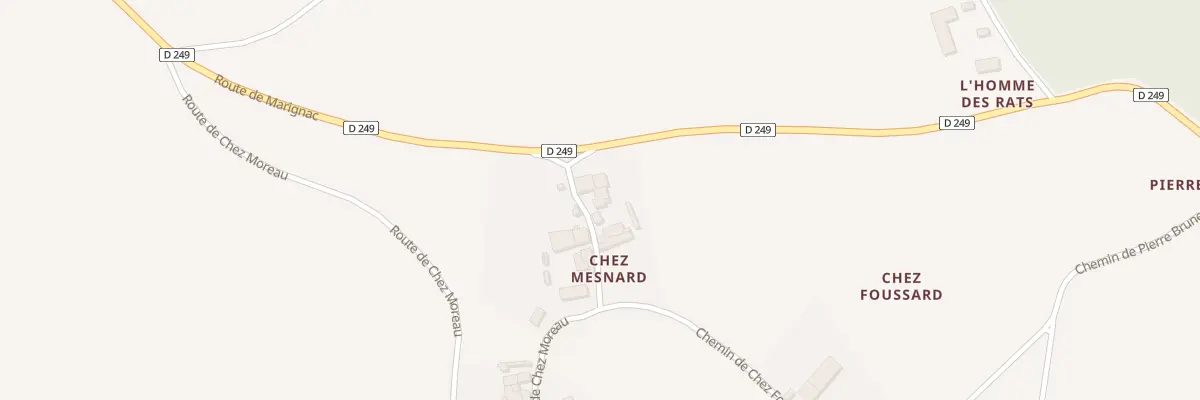 Plan du 1 Rue de Chez Mesnard à Fléac-sur-Seugne