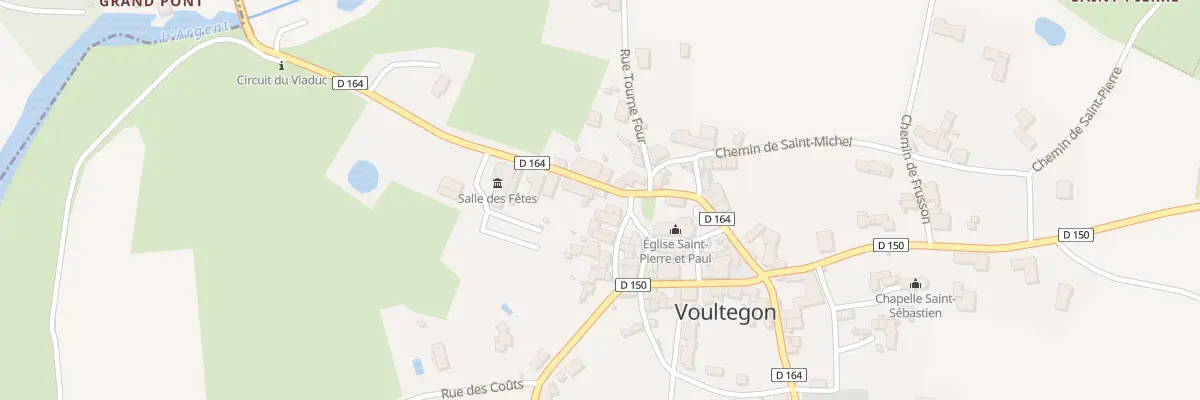 Plan du 11 Rue du Grand Pont Voultegon à Voulmentin