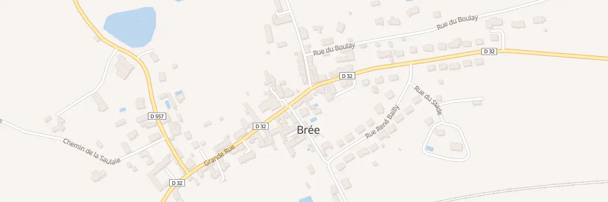 Plan du 28 Grande rue à Brée
