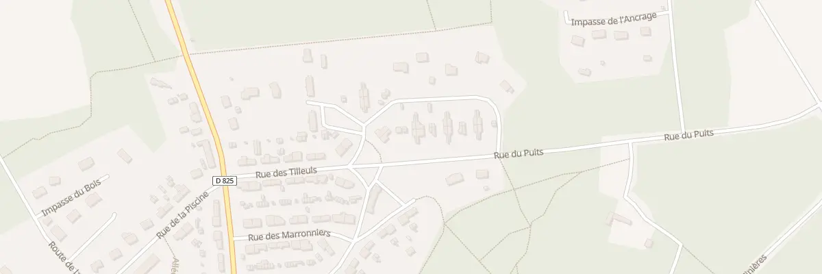 Plan du 3 Rue du Puits à La Ferrière-aux-Étangs