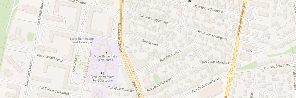 Plan du 9 Rue Mozart à Pondaurat