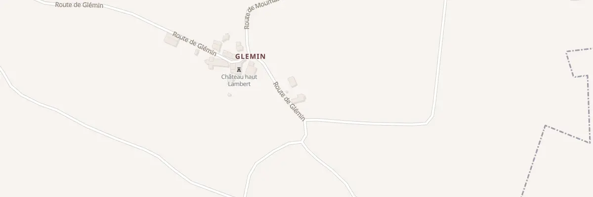 Plan du 599 Glemin à Saint-Christoly-de-Blaye