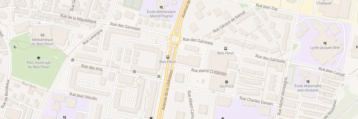 Plan du 1A Av de la Libération à Lormont