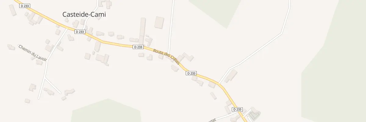 Plan du 1386 Rte des Cretes D 233 à Casteide-Cami