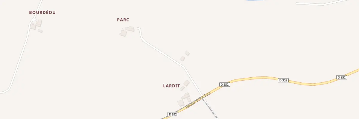 Plan du 755 Rte de l’Adour à Montgaillard
