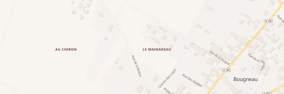 Plan du 25D Che des Loges à Bougneau