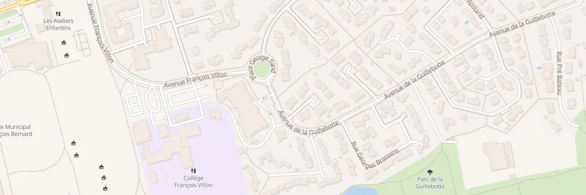Plan du 3 Sq Henri Dunant aux Ponts-de-Cé