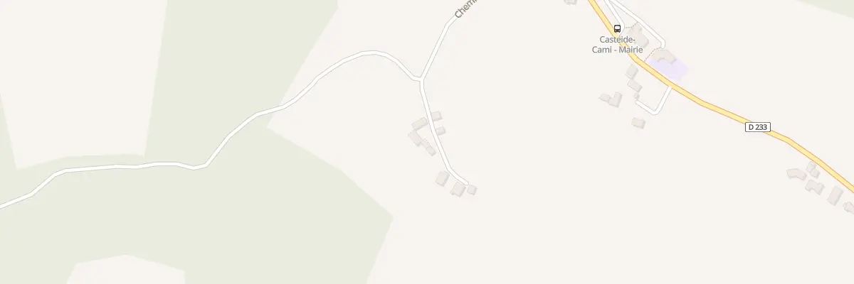 Plan du 308 Che Coustet à Casteide-Cami