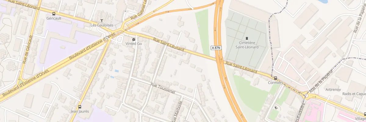 Plan du 398 Rue St Leonard à Angers
