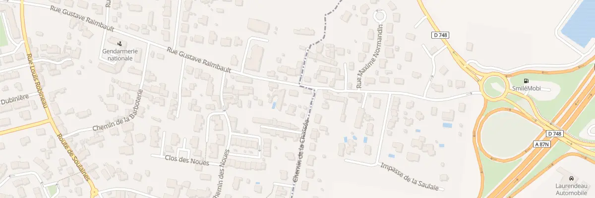 Plan du 2 Rue Gustave Raimbault à Mûrs-Erigné