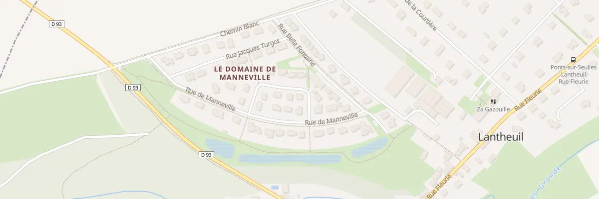 Plan du 10 Rue du Jardin Orange à Ponts sur Seulles