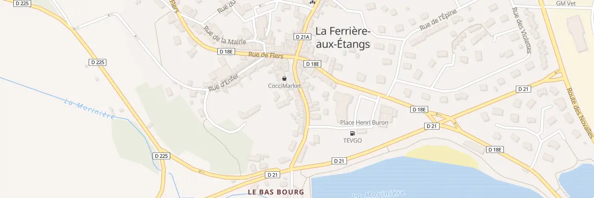 Plan du 20 Rue de Domfront à La Ferrière-aux-Étangs