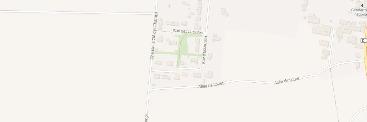 Plan du 20 Rue des Essouverts à Loulay