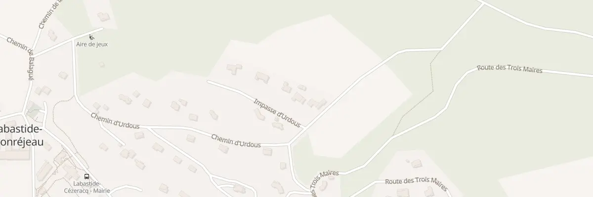 Plan du 9683 Imp d’Urdous à Labastide-Monréjeau
