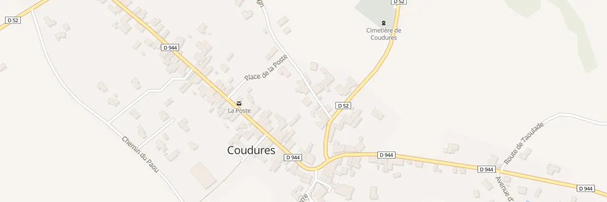 Plan du 41 Che du Gnougn à Coudures