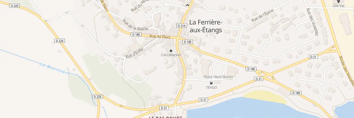 Plan du 16 Rue de Domfront à La Ferrière-aux-Étangs