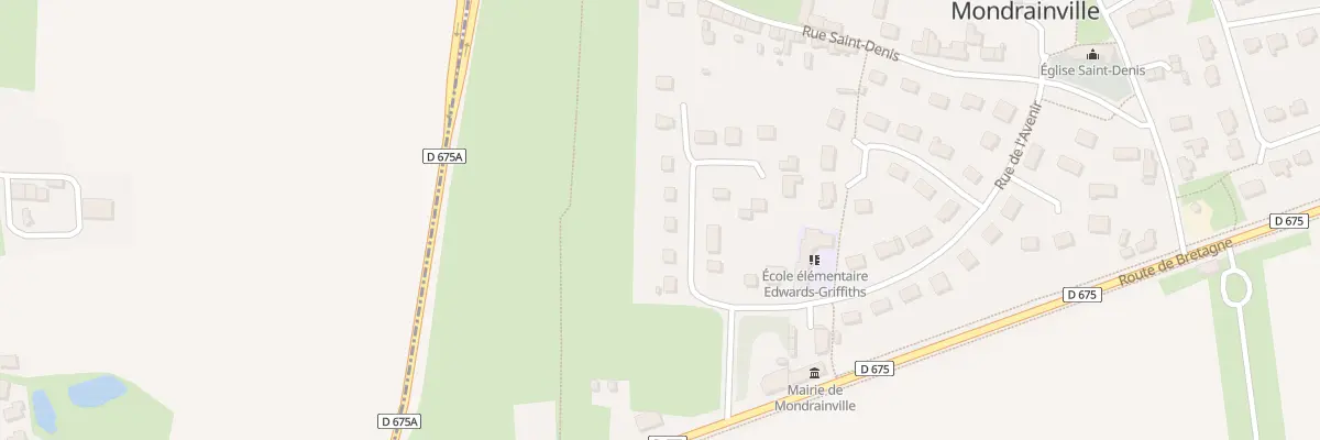 Plan du 5 Rue des Érables à Mondrainville