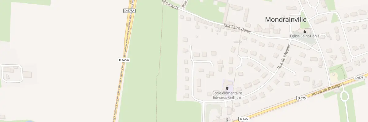 Plan du 9 Rue des Érables à Mondrainville