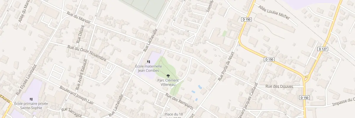 Plan du 13 Rue du Manoir à Saint-Jean-d’Angély