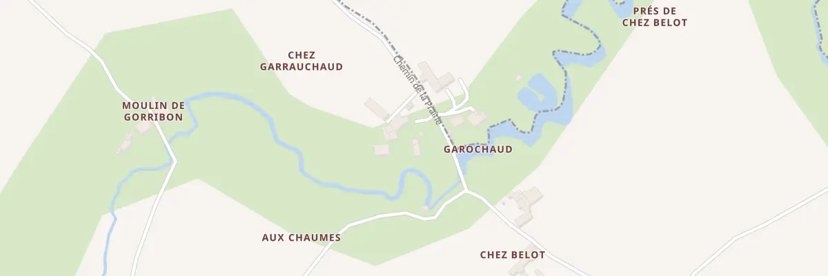 Plan du 38 Che de Garrauchaud à Nieul-le-Virouil